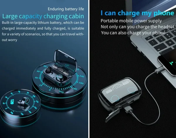M10 TWS Wireless Earbuds - Image 2