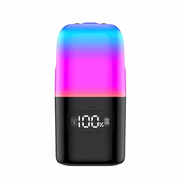 TF23 pro 2 in 1 TWS Earphones HIFI Speaker Colorful RGB LED Light
