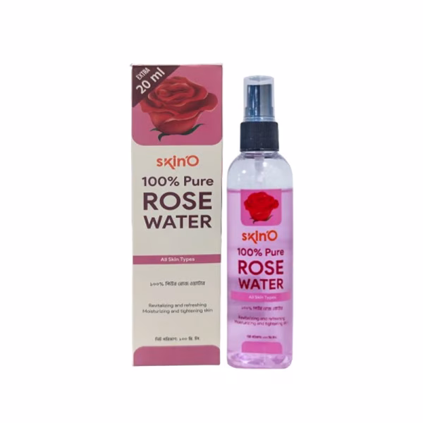 Skin'O 100% Pure Rose Water - 100ml - Image 2