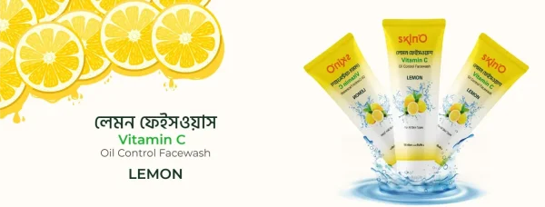 Skin'O Vitamin C Oil Control Facewash (Lemon) Size - 110ml - Image 3