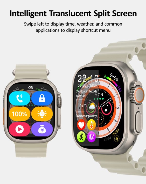 HK8 Pro Max Ultra Smart Watch AMOLED Display - Image 3