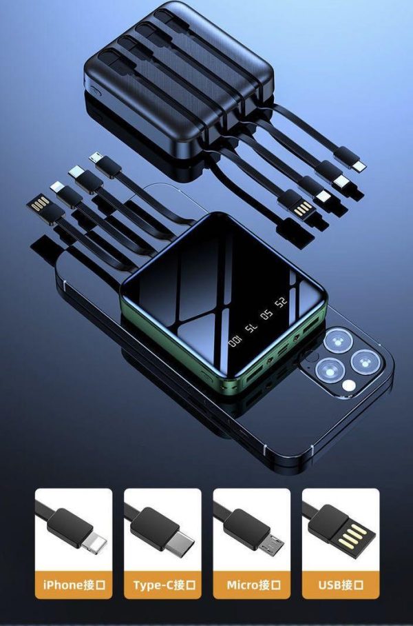 Tollcuudda 20000mAh 4-In-1 Mini Power Bank - Image 3